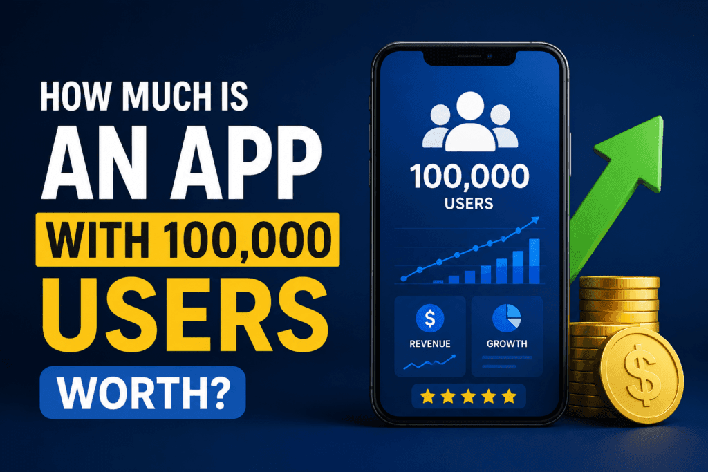 How much is an app with 100000 users worth