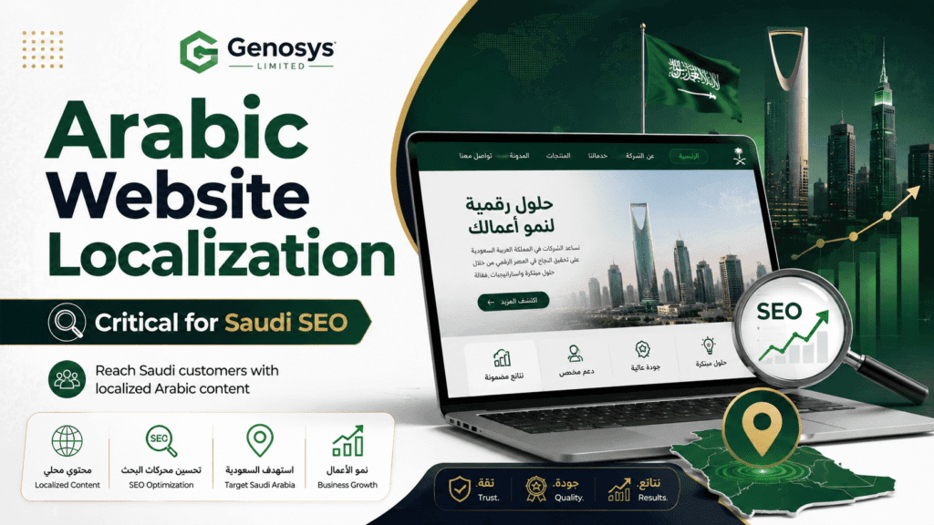Arabic Website Localization for Saudi SEO helping businesses rank better in Saudi Arabia
