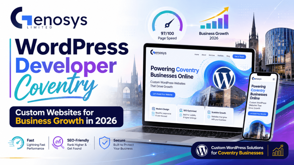 WordPress Developer Coventry creating custom WordPress websites for business growth in 2026