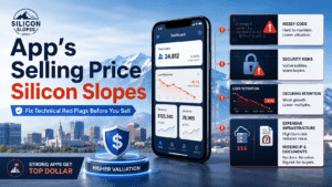 App's selling price Silicon Slopes technical red flags before mobile app acquisition