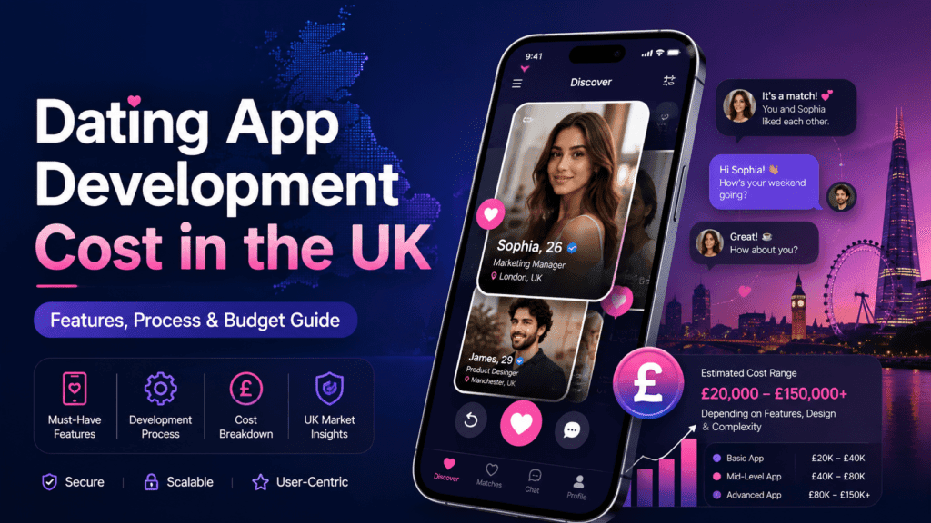 Dating app development cost UK guide with features process and budget insights