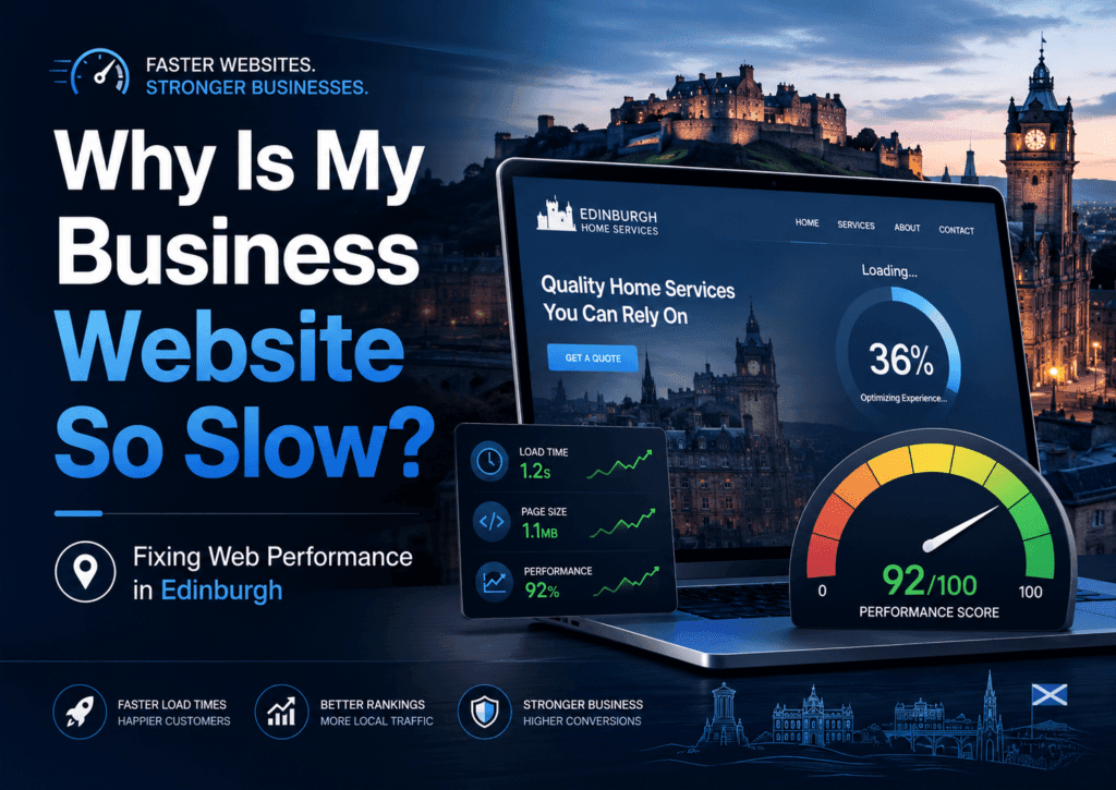 Fixing Web Performance in Edinburgh for slow business websites