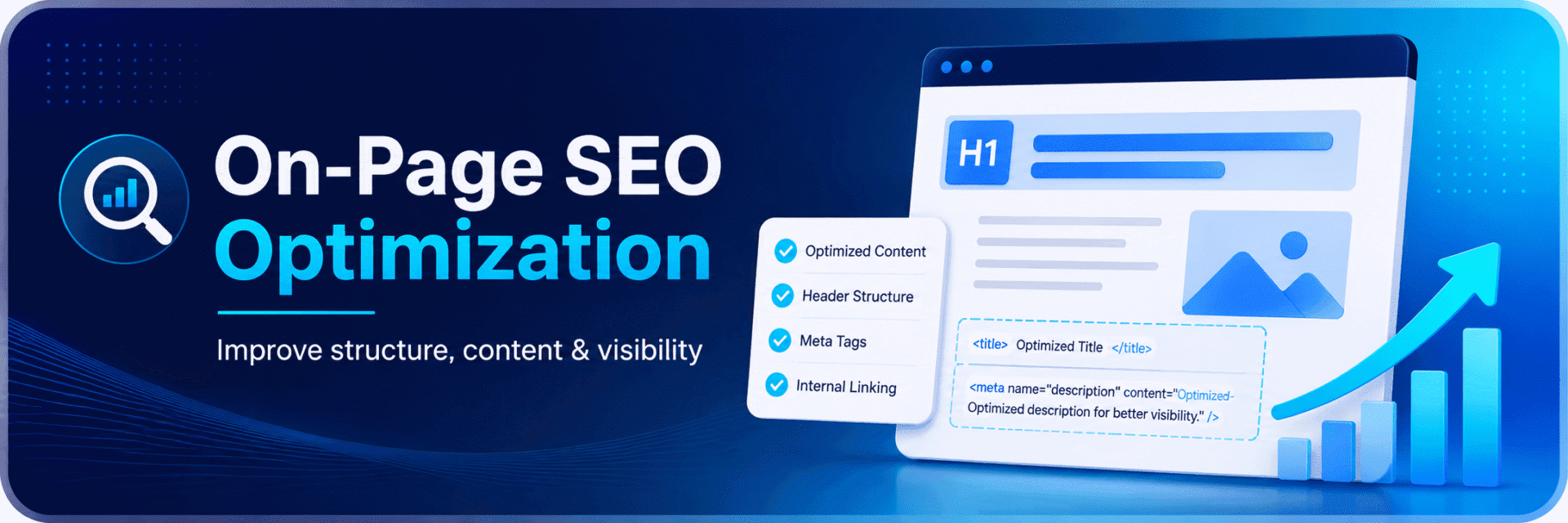 On-page SEO optimisation services in the UK for better rankings and website performance